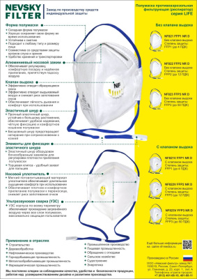 Респиратор NF822, FFP2
