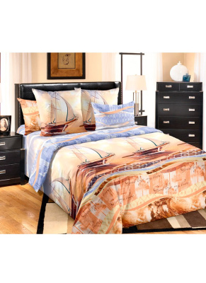 КПБ 1,5 сп бязь набивная 3D